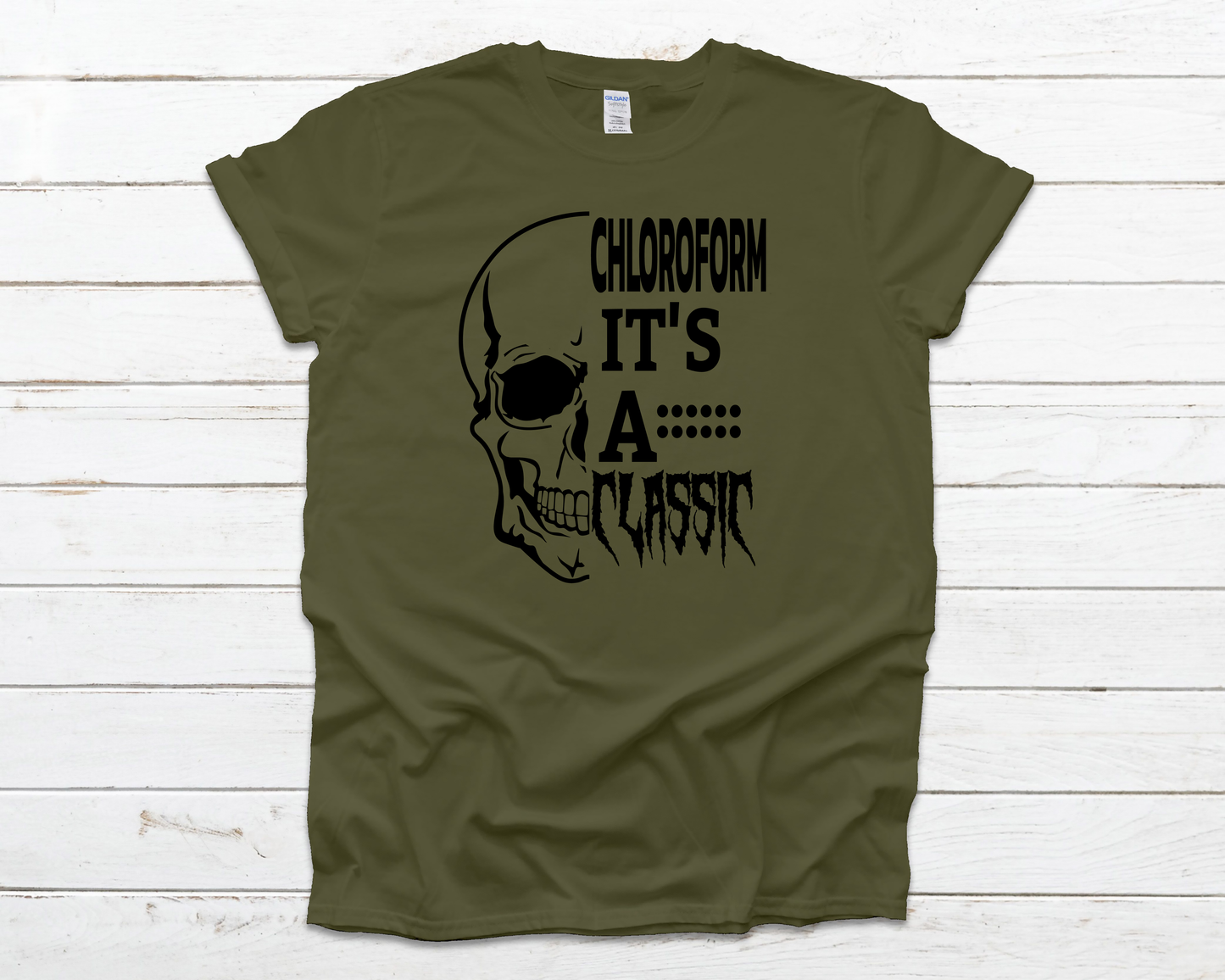 Chloroform Everyday Basic Graphic T-Shirt (Sizes 2XL+)