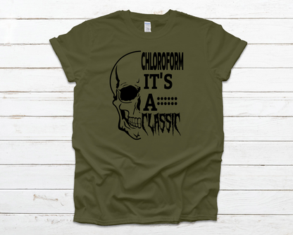 Chloroform Everyday Basic Graphic T-Shirt (Sizes 2XL+)