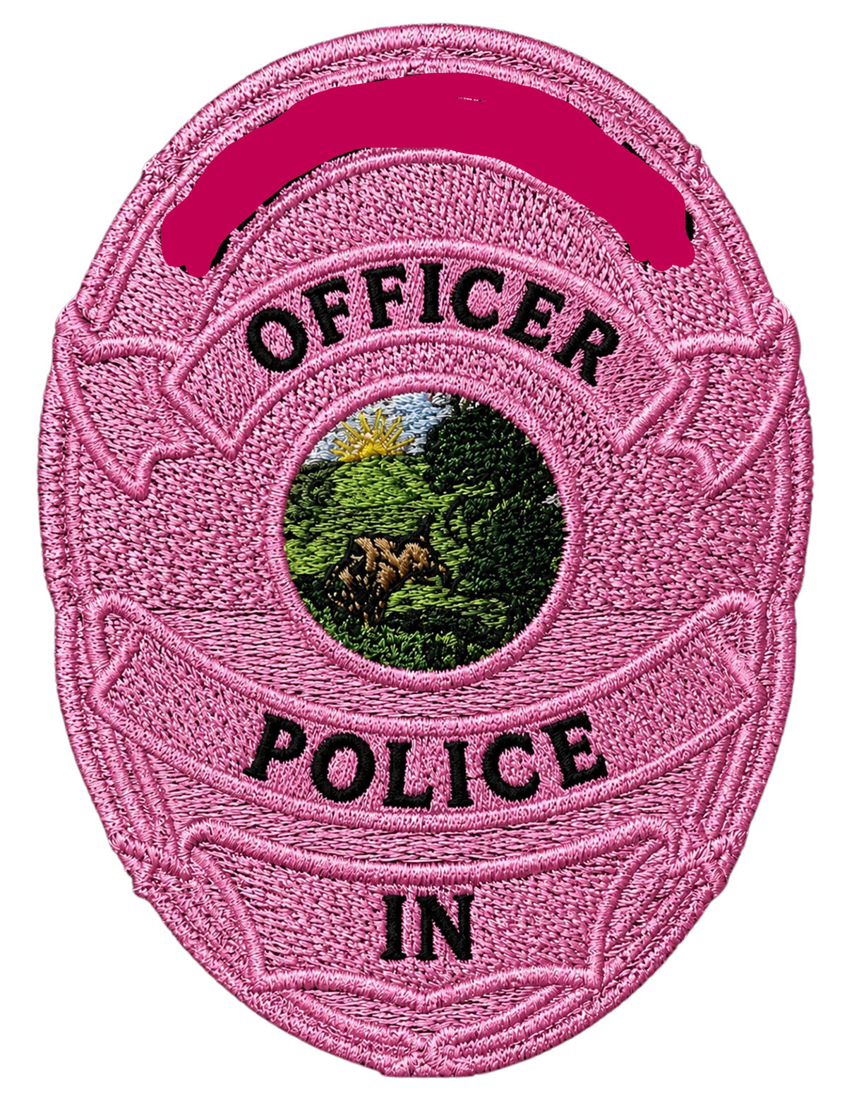 3D Embroidered Patch/Badge