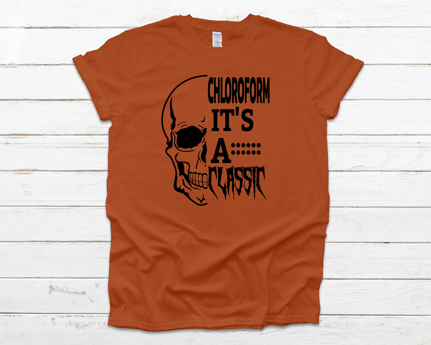 Chloroform Everyday Basic Graphic T-Shirt (Sizes S-XL)