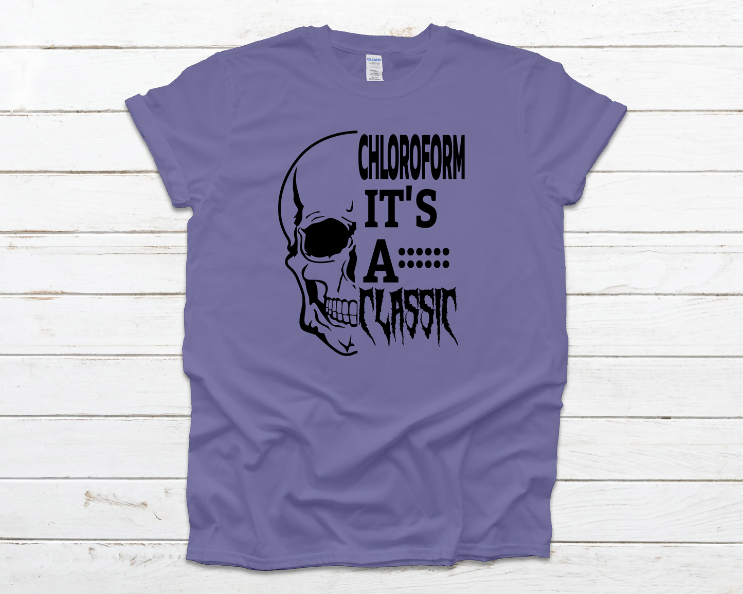 Chloroform Everyday Basic Graphic T-Shirt (Sizes S-XL)