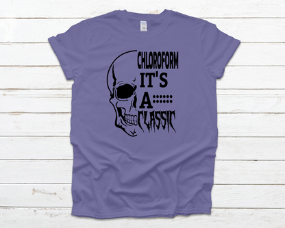 Chloroform Everyday Basic Graphic T-Shirt (Sizes 2XL+)