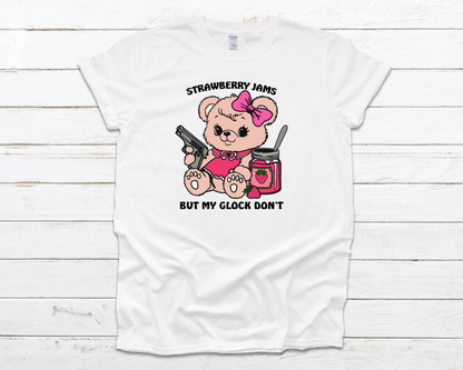 Strawberry Jams Everyday Basic Graphic T-Shirt