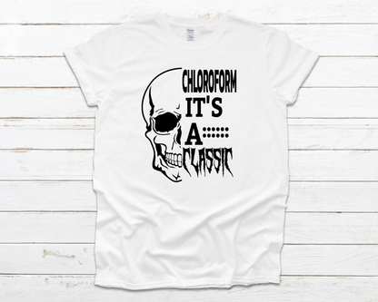 Chloroform Everyday Basic Graphic T-Shirt (Sizes 2XL+)