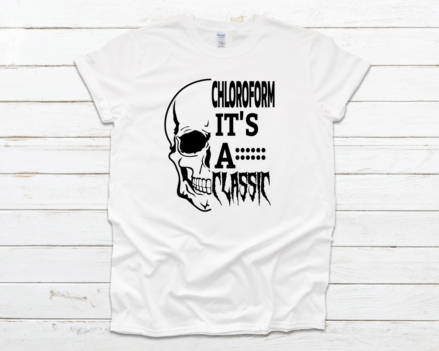 Chloroform Everyday Basic Graphic T-Shirt (Sizes S-XL)