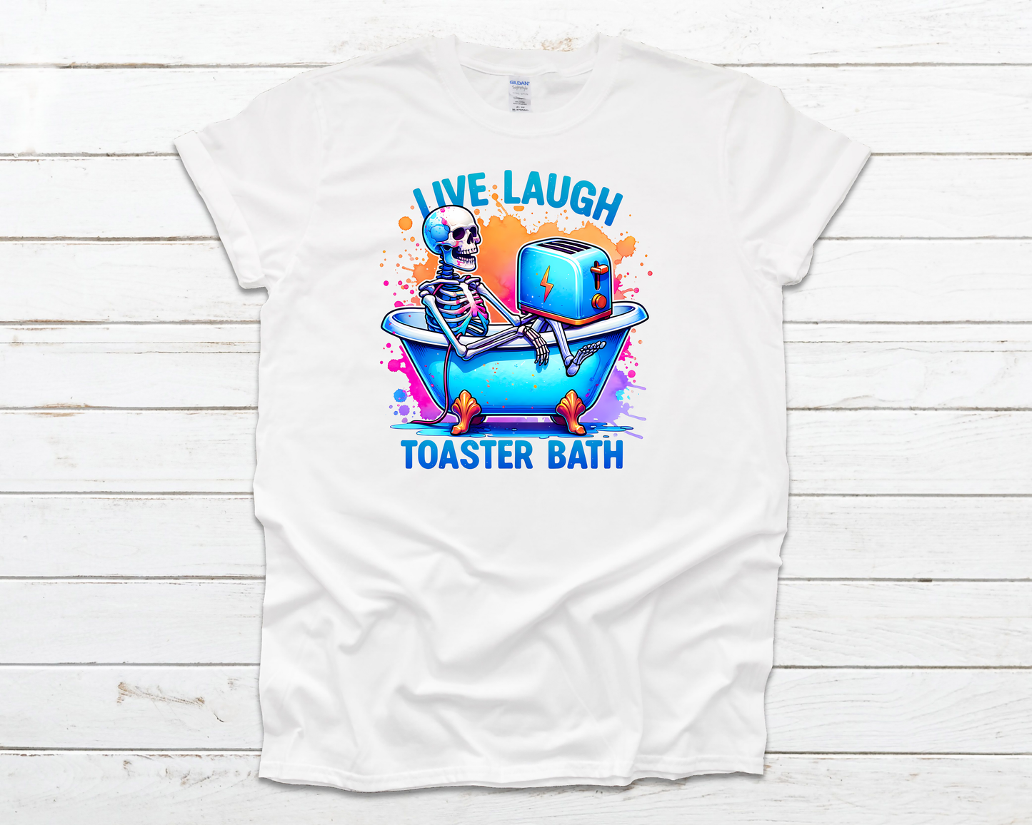 Toaster Bath Everyday Basic Graphic T-Shirt (Sizes 2XL+)