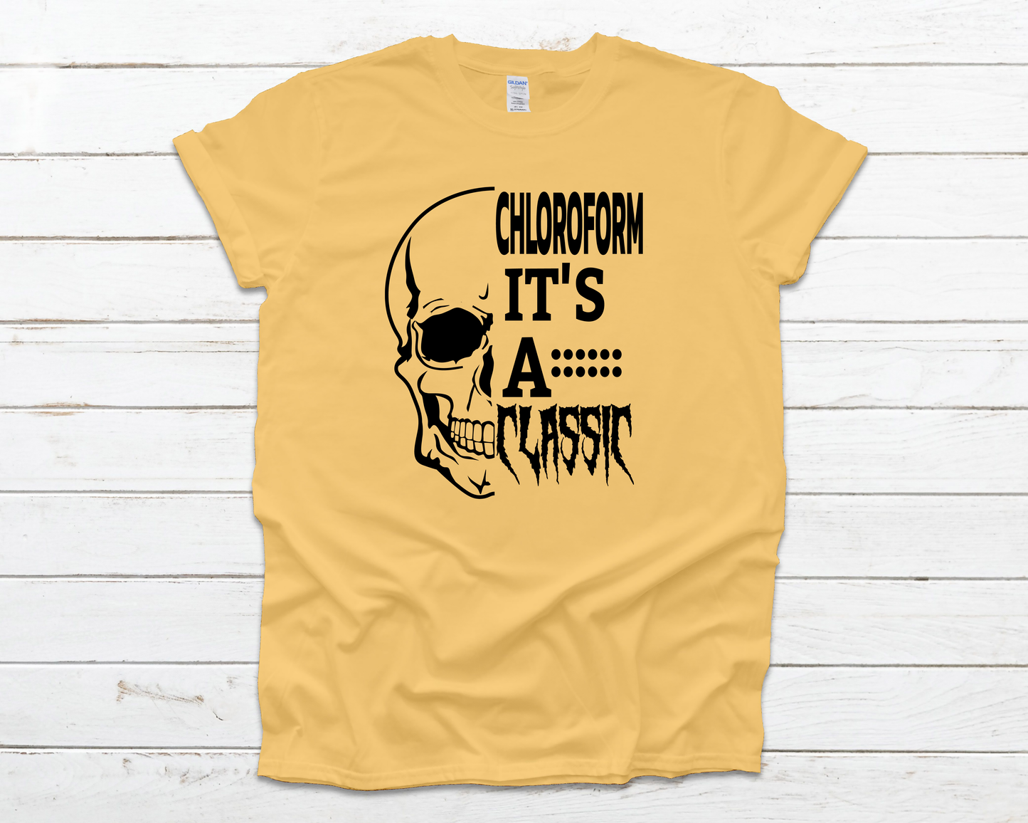 Chloroform Everyday Basic Graphic T-Shirt (Sizes S-XL)