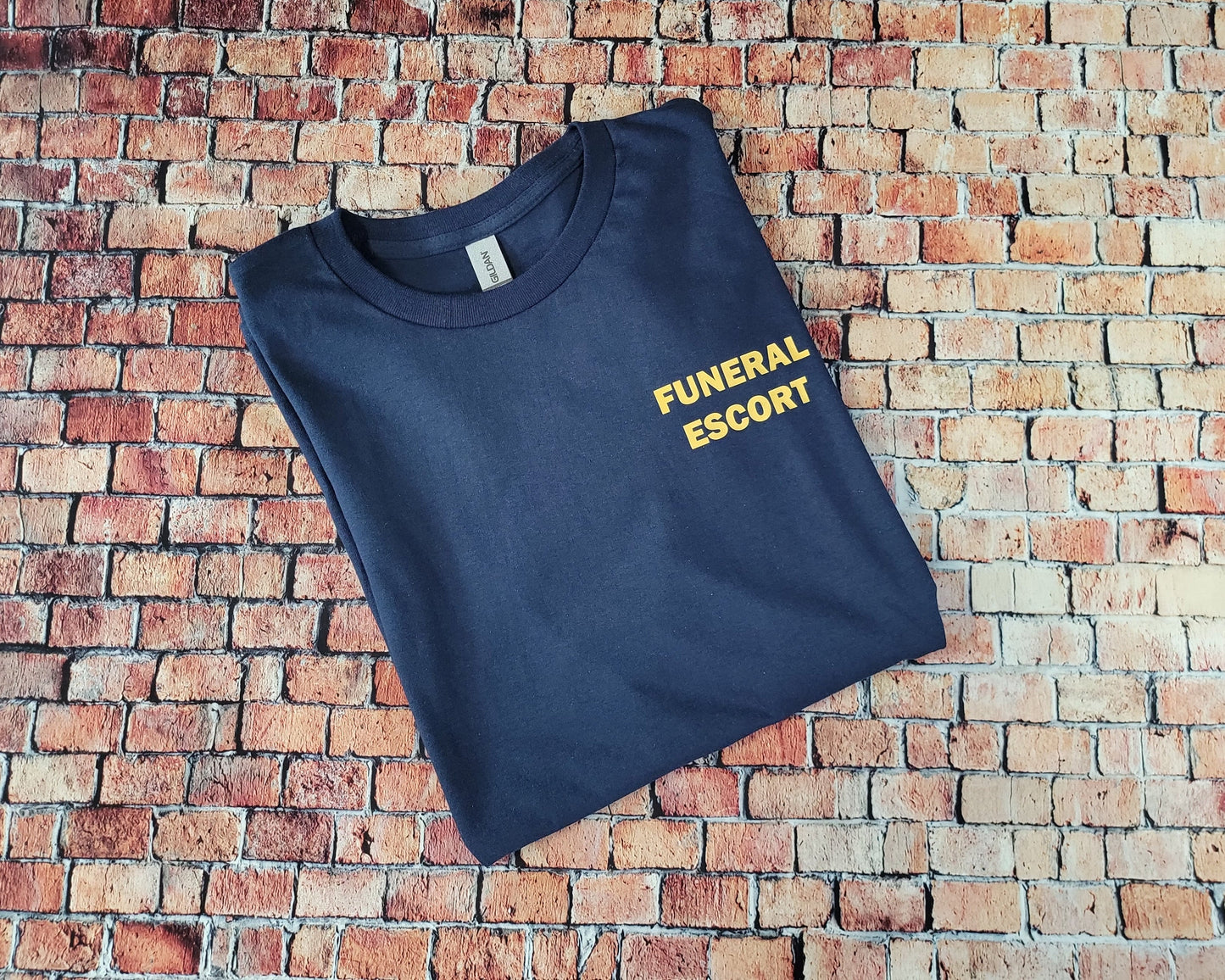 Navy with Yellow Everyday Basic T-shirt Express Design