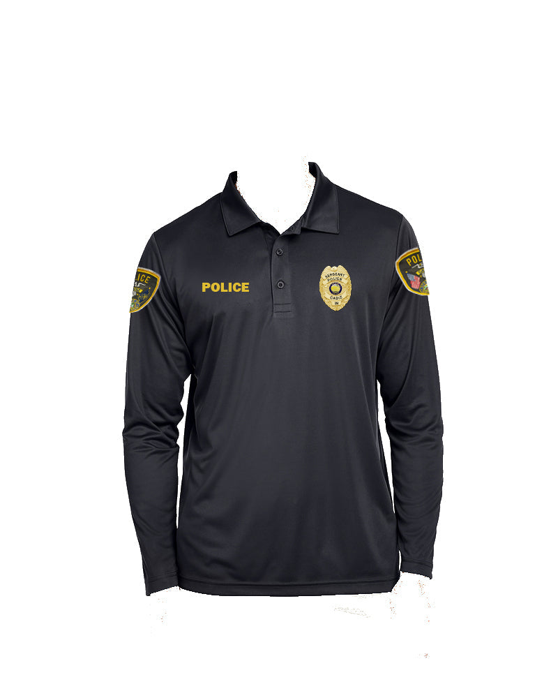 Polyester Pique Polo Long Sleeve- Customizable